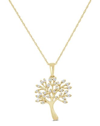 Sabrina Designs 14K 0.18 Ct. Tw. Diamond Tree Of Life Pendant