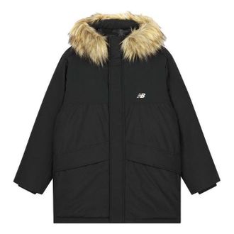 New Balance Warm Long Parka Jacket Black AMJ33330-BK