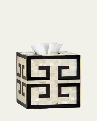 Labrazel Greek Key Tissue Box Cover