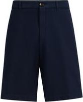 Brunello Cucinelli Garment-dyed Bermuda shorts in Navy Blue at Nordstrom, Size 46 It