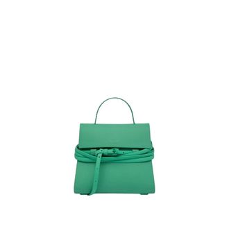 Moschino Handbags, female, Green, Size: ONE SIZE Tie Me Small Handbag