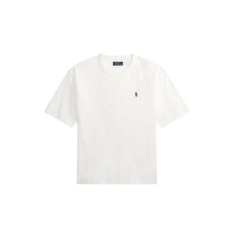 Polo Ralph Lauren Camiseta de cuello redondo de punto jersey de corte relajado - Tops - Hombre - Blanco - XL