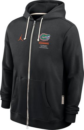 Nike Jordan Mens Florida Sideline Standard Issue Jordan Brand Dri-FIT College Full-Zip Hoodie in Black | 0JAV00AUFN-1FA