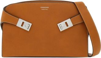 Ferragamo Borsa messenger Hug piccola - Marrone