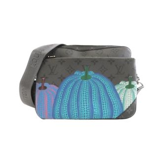 Louis Vuitton Black Gris Coated Canvas Pouch Shoulder Bag (Pre-Owned)