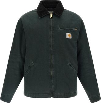 Carhartt Work in Progress OG Detroit Jacket - Heren - Zomerjassen - Groen - 2XL - Katoen - Jassen