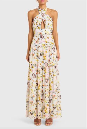 Amanda Uprichard Estella Maxi Dress In Ambrose Print