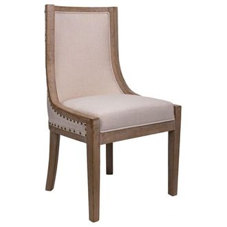 Wanderlust Deco Silla de madera tapizada
