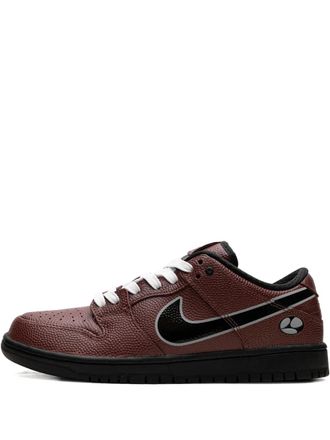 Nike SB Dunk Low leather Limosine Skateboard sneakers - men - Fabric/Rubber/Fabric - 10.5 - Red