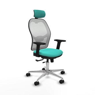 Piqueras y Crespo Silla De Oficina Piqueras Y Crespo Jorquera Turquesa Aluminio