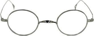 Yellows Plus Ike bril met rond montuur - Zilver