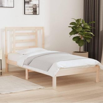 vidaXL Vidaxl - Estructura De Cama Sin Colch&oacute;n Madera Maciza De Pino 90x200 Cm