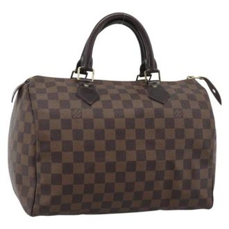 Louis Vuitton Pre-owned Speedy 30 Hand Bag - Dames - Pre-owned - Bruin - Maat: ONE Size Leer