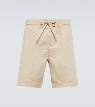 Frescobol Carioca Felipe linen and cotton shorts
