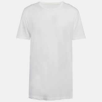 Maison Margiela Maison Martin Margiela White Cotton Crew Neck T-Shirt