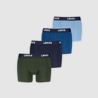 Levi's Repeat Logo Boxer Brief 4 pack - Mens - L - Blue