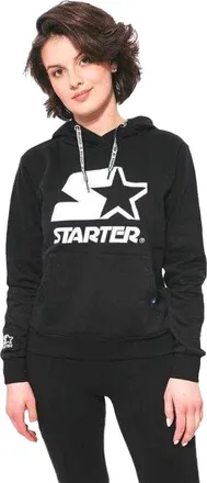 Starter Dames/dames Logo Hoodie (Zwart)