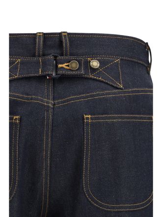 Thom Browne Selvedge 5-Pocket Jeans - Navy