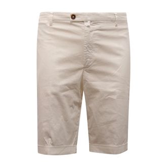 BRIGLIA 1949 Casual Shorts, male, White, Size: 4XL Bermuda Easy Shorts