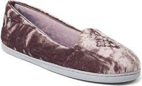 Dearfoams Rebecca Velour Slipper in Frosted Plum at Nordstrom Rack, Size Medium