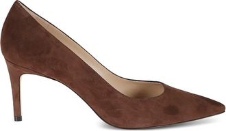 Stuart Weitzman Pumps Stuart Power a punta 75mm - Marrone