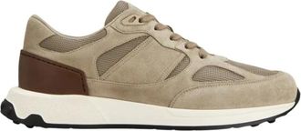 Tod's Running Mid Volume 63K - Heren - Sneakers - Beige - 41 1/2 EU - Schoenen