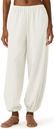 Steve Madden Divinia Linen Blend Pants in Antique White at Nordstrom, Size X-Small