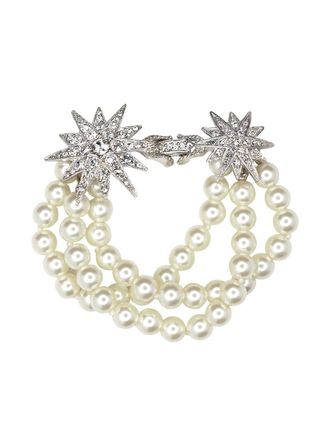 Kenneth Jay Lane Bracciale con stella - Argento