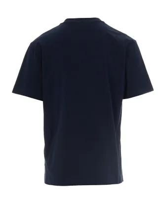 Lacoste Mens T-Shirt Cotton Blue T-Shirts And Polos