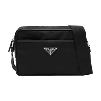 Prada Borsa A Tracolla - Heren - Schoudertassen - Zwart - ONE Size - Tassen