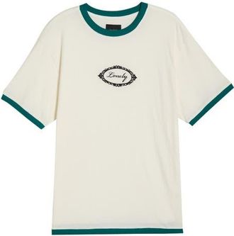 PacSun Lonely Ringer T-Shirt in Cream at Nordstrom, Size X-Large