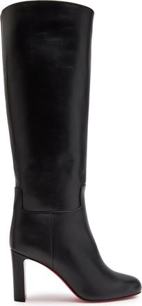 Christian Louboutin Loo Botta 85 Leather Knee-high Boots - Black - 41 (IT41 / UK8)