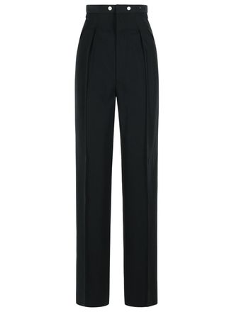 Maison Margiela Schwarze Wollhose von Maison Margiela