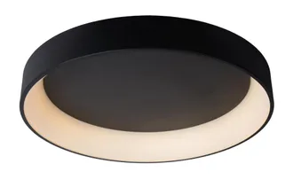 Lucide L&aacute;mpara de techo de aluminio con 1 led integrado, negro