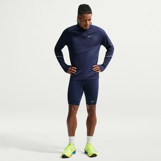 Nike Mens Stride Dri-FIT 1/2-Length Running Tights in Blue | IF2040-410