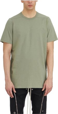 Rick Owens Tops, Heren, Groen, M, Katoen, Casual Celadon T-Shirt