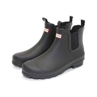 Hunter Womens Original Chelsea Boots In Black