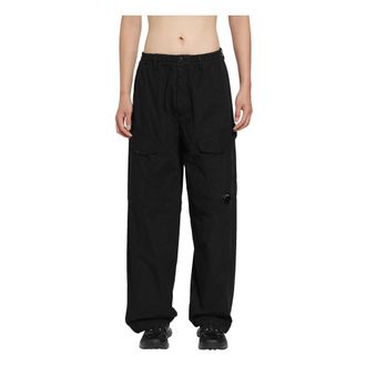 C.P. Company Cargo Pant in Micro-Reps - male - C.P. Company - Wide Trousers - Black - M - Trousers