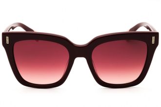 Missoni MIS0206GS Oversized Rectangular Sunglasses - Burgundy