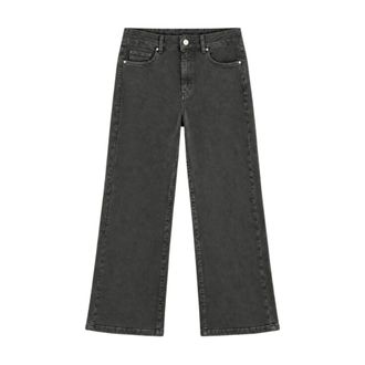 Marella Jeans, Dames, Grijs, XS, Katoen, Emmfuxia Straight Jeans