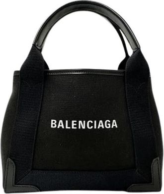 Balenciaga Pre-owned Vintage Tote Bag - Dames - Vintage Shopper - Zwart - ONE Size - Vintage