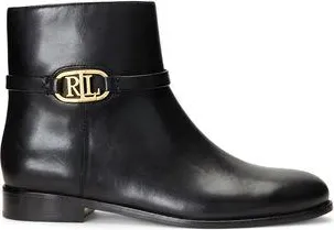 Ralph Lauren BRIELA BURNISHED LEATHER BOOTIE