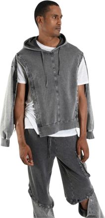 La Haine Inside Us Felpa con cappuccio tie-dye - - Sweatshirts & Hoodies - Uomo - Grigio - L