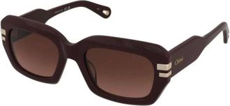 Chlo&eacute; Gradient Sunglasses - unisex - Chlo&eacute; - Sunglasses - Red - 53 MM - Accessories