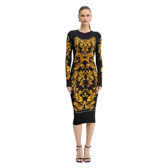 Versace Jeans Couture Donna, Abiti, Multicolore, M, new
