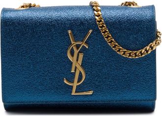 Saint Laurent Pre-owned Saint Laurent Small Metallic Calfskin Classic Monogram Kate Crossbody Ladies UYSCMVPJ8Y1RKC2U