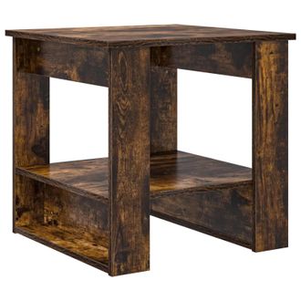 vidaXL Mesa De Caf&eacute; Roble Ahumado 51 X 50 X 50 Cm Madera De Ingenier&iacute;a Vidaxl