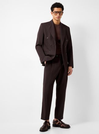 Be Able Mens Virgin wool blend pleated pant