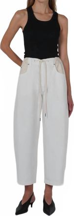 &Eacute;tica Jackson Barrel Pant In White Light