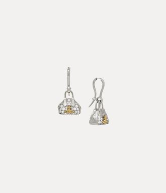 Vivienne Westwood Yasmine Earrings Platinum-gold-white-cz Platinum-gold-white-cz Women